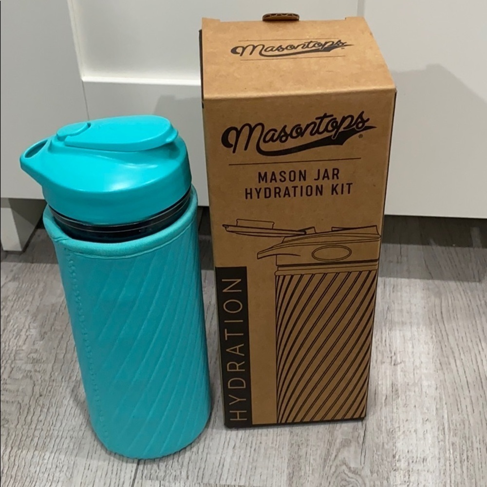 Masontops Glass Water Bottle